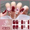Christmas Waterproof No-bake Gel Nail Polish Film Full Sticker European and American Style Nail Film Sticker Nail Film Sticker