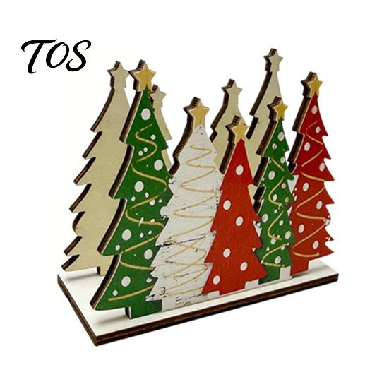 Bauernhaus Schreibtisch Taschentuchhalter Weihnachtsbaum Serviette für Tische, Rustikales Holz Cocktail Feiertags Küchenzubehör Spender, Stehend Theke,