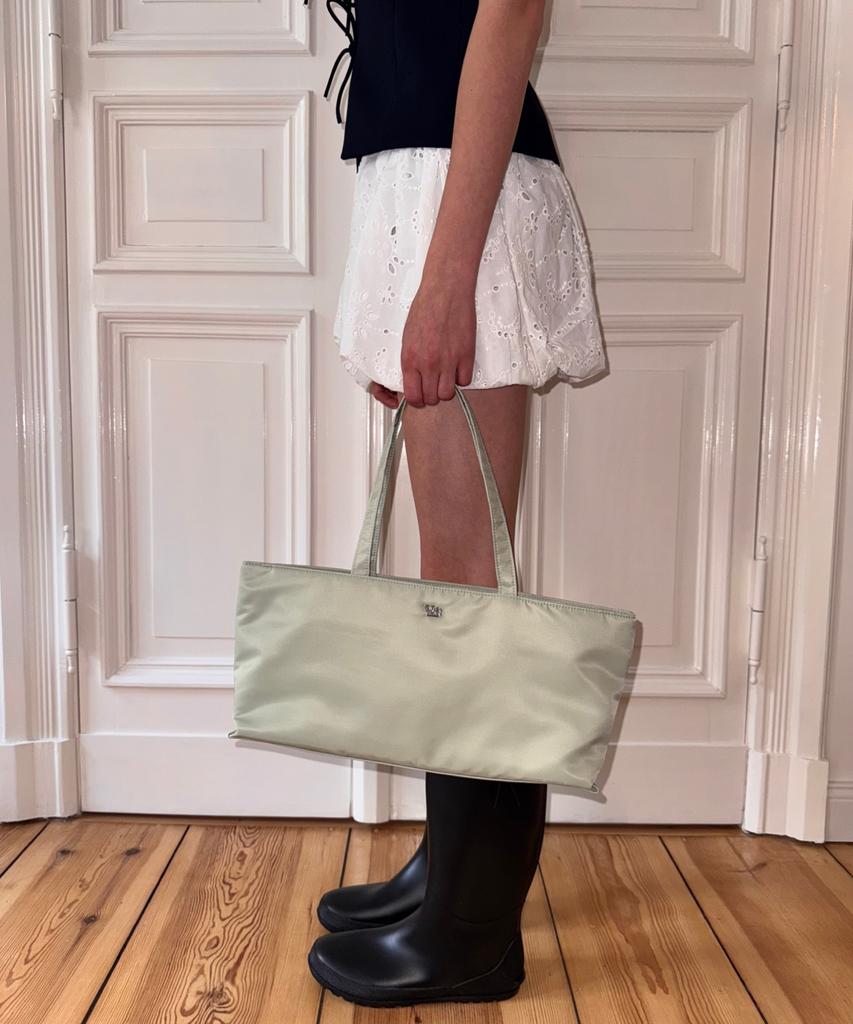 Isaiah Paper Boat Bag (Mint)