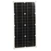 25W Solar Panel IP65 Waterproof 12V 24V Adaptive High Power Over Charge Protection for RV Car Boat Trailer 10A