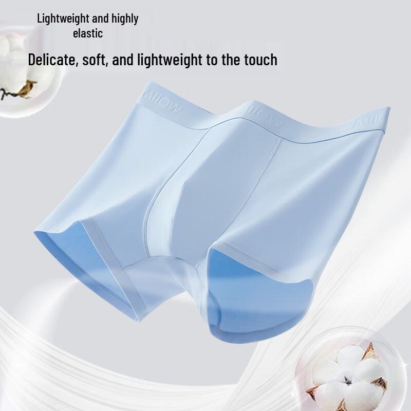 MaoRen Men's 10A Antibacterial Long-Staple Cotton Boxer Briefs