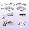 Magnetic Eyelashes No Glue Required - Reusable False Eyelashes Natural Look Set 4 Pairs False Eyelashes Soft Waterproof Magnetic Eyelashes Easy
