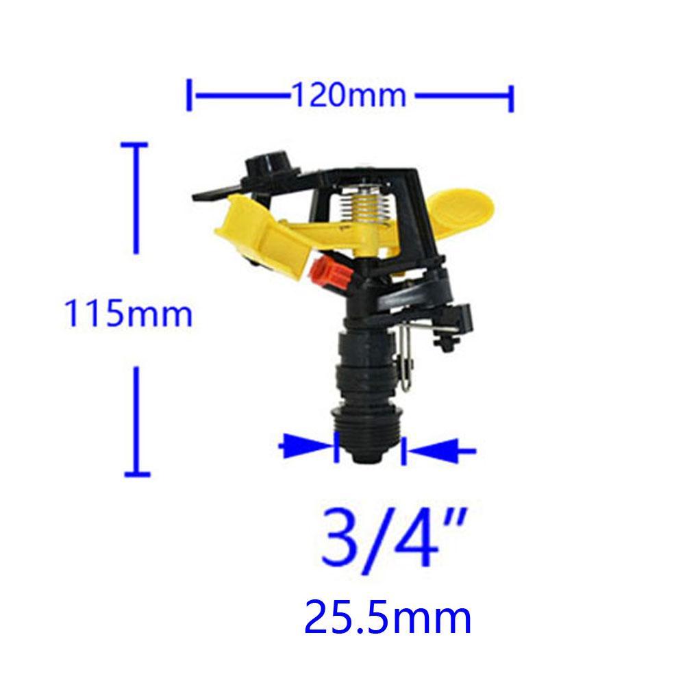 

1/2 3/4 male Farm Rotating Rocker Sprinklers 360 degrees rotary jet nozzle Adjustable Agricultural Lawn Sprinklers 1pcs