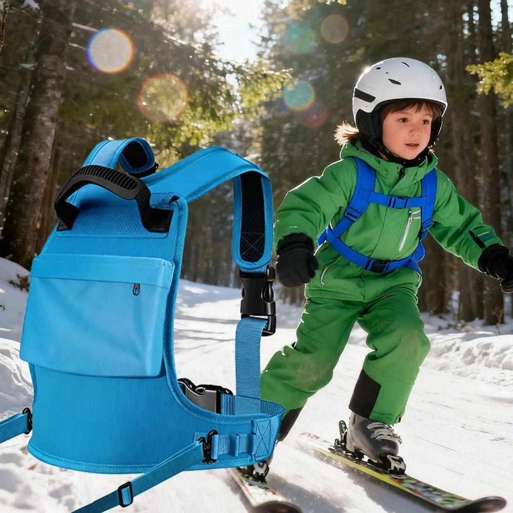 Lightweight Kids Snowboard Harness Adjustable Ski Harness Trainer Beginner Skiing