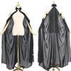 Womens Ladies Chiffon Sheer Mesh Halter Fairy Elf Elven Cloak Shawl Wedding Dress Cape