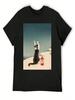 Katze Fängt Schnee T-Shirt Anime Kleidung Lustige Geschenke Koreanische Mode Unisex Kleidung
