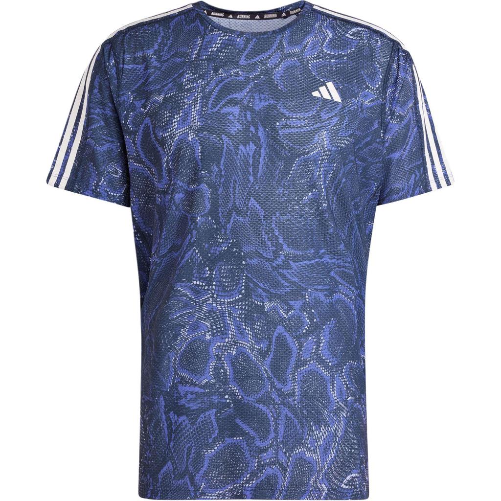 Adidas Aeroready Outdoor Casual Sports Crew Neck Short Sleeve T-Shirt Men Tops Blue IV9982