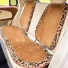 Bow Leopard Print Car Headrest Flower Plush Seat Cushion Car Seat Decoration  Lumbar Support