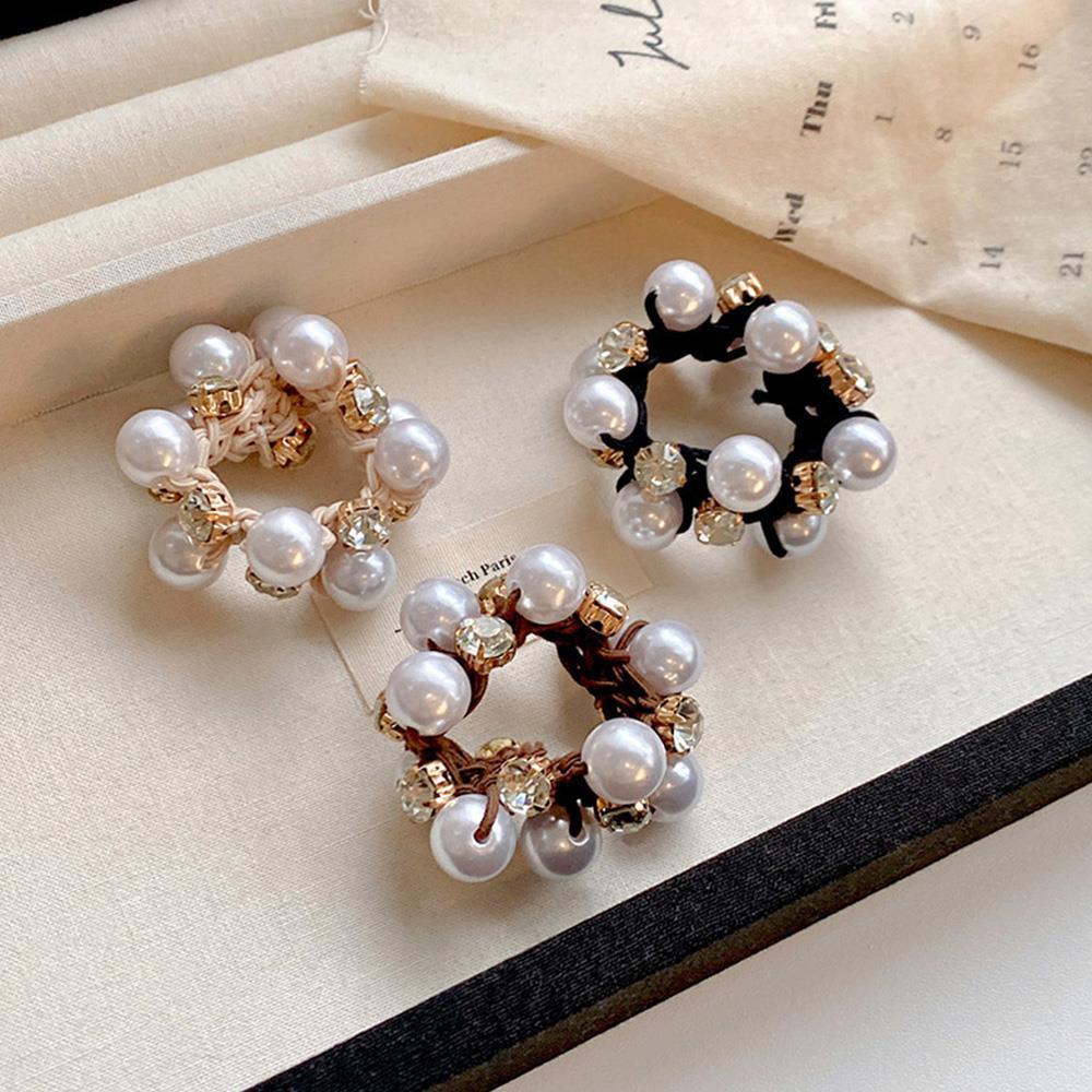 Women's Feminine Pearl Cubic Hair Band