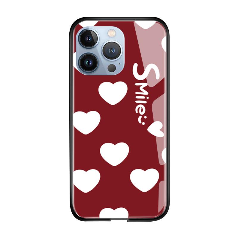 Pouzdro na telefon z tvrzeného skla pro iPhone 11 12 13 14 15 16 17 Redmi 10 12 14C Note10 Note14 Xiaomi 11Lite PocoC75 Měkký okraj Nárazuvzdorný Hladký kryt
