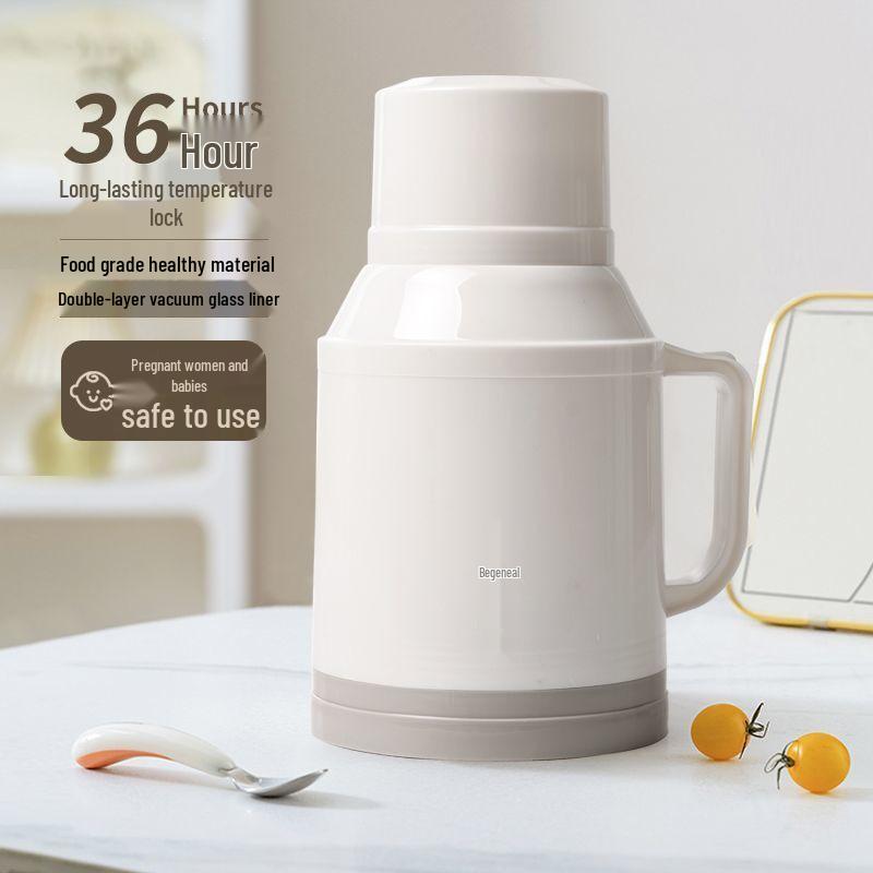 Compact Vacuum Insulated Thermos - Office & Home Hot Water Kettle