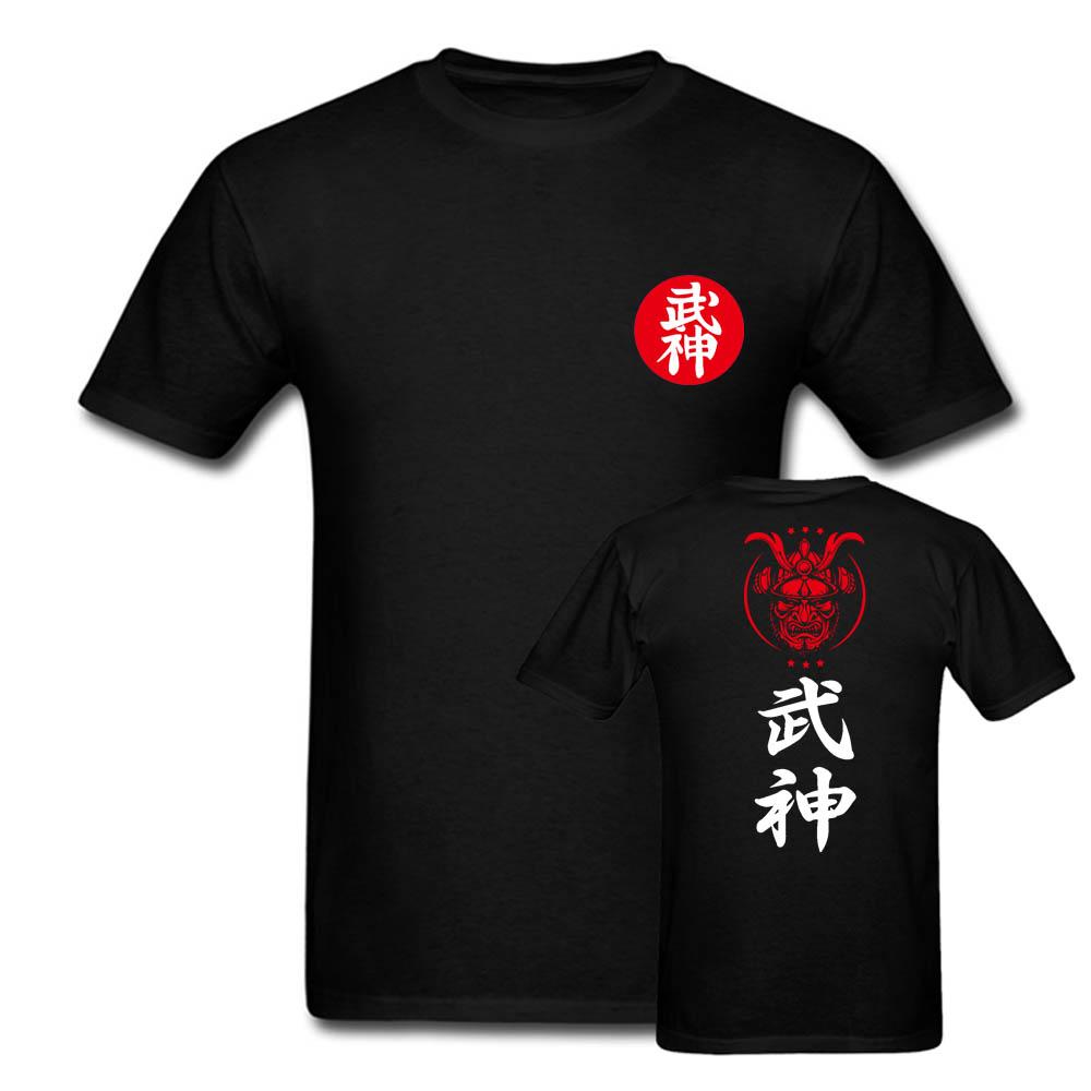 

Novelty Japanese Ninja T Shirt men two sides Japanese casual cotton tee euro size new cotton teeshirts 4XL