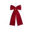 Flannelette Christmas Bow Large Christmas Tree Decorations Hanging Xmas Ornament  Merry Christmas