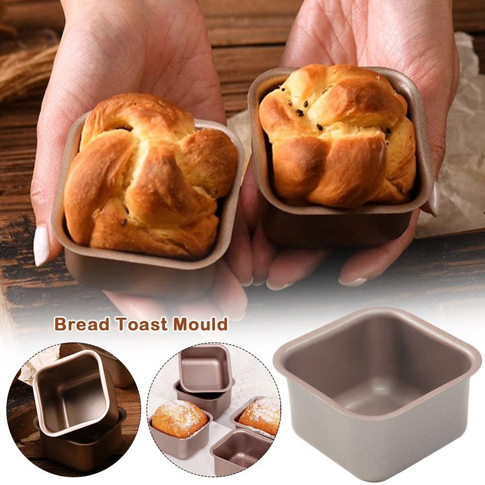 Square Cake Mould 3pcs/set Mousse Cup New Bread Toast Mould Kicthen