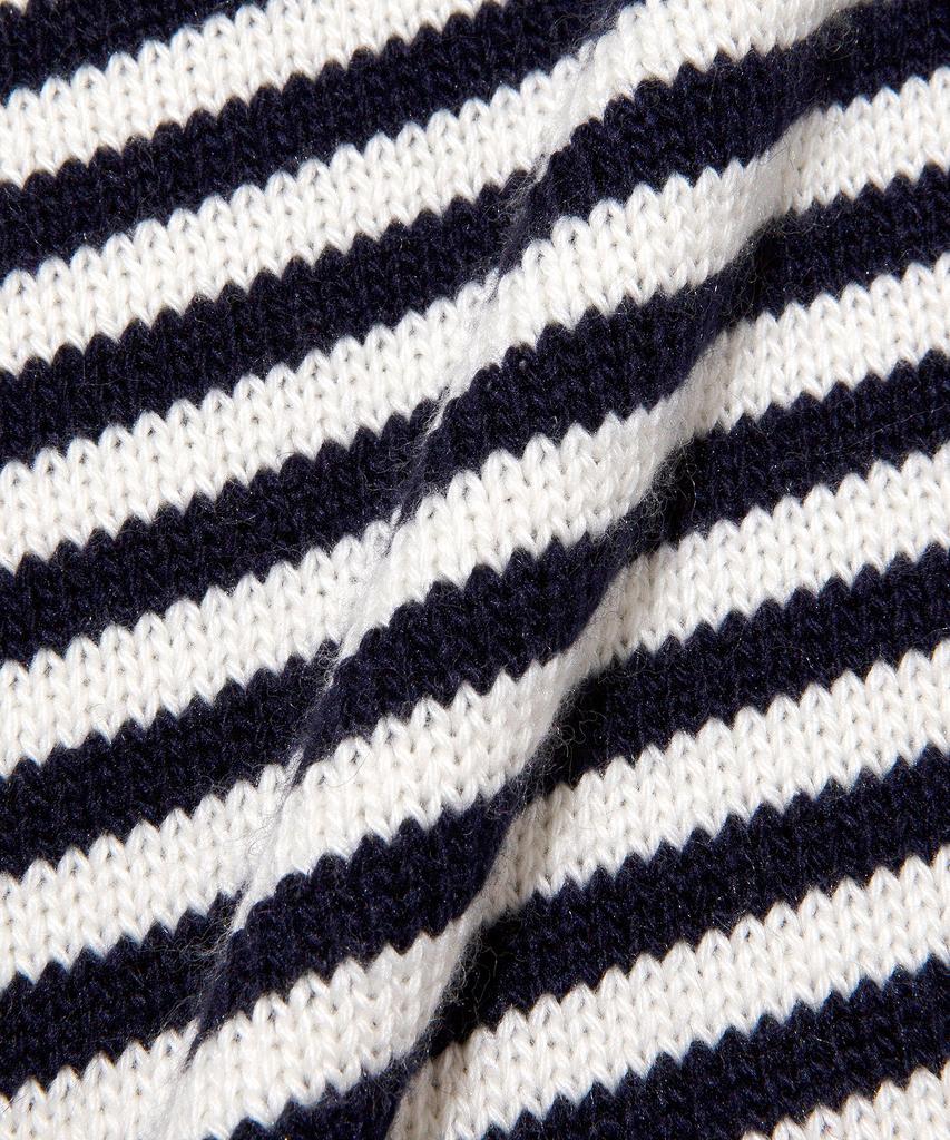 LEE Striped Small Logo Knit Navy