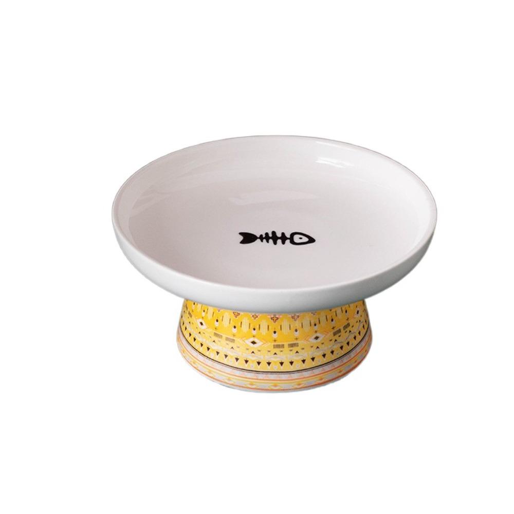 Cute Pet High Foot Bowl Creative Pet Drinking Feeder Dog Food Feeding Basin  Water Container