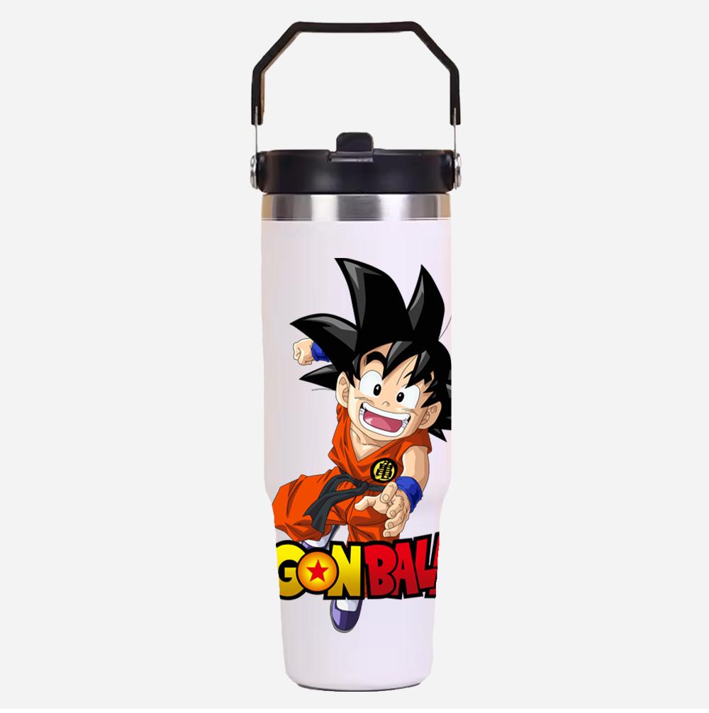 30oz Large Capacity Portable Car Cup Stainless Steel Thermos Cup with Straw Handle Travel Sports Water Bottle Vacuum Flask gift