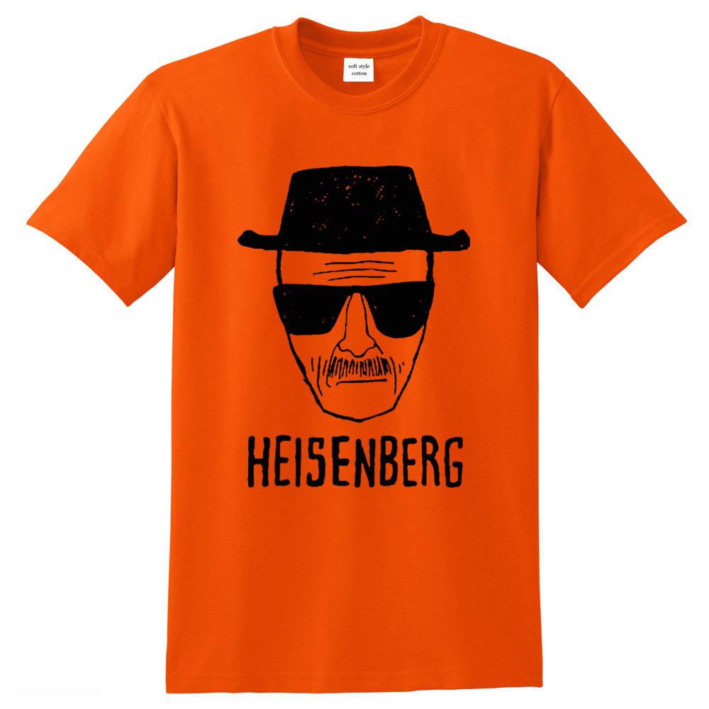 Cool Men Tshirt Breaking Bad Clothes Top Quality 100 Cotton Loose Heisenberg Printed T Shirt Casual Mens Tshirt