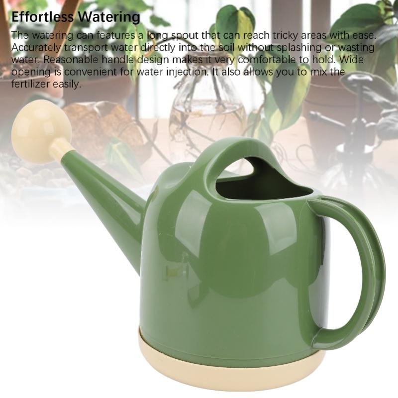 Watering Can For Indoor Plants 4L Thickened Long Spout Water Can For House Plant Garden Flower Outdoor Dark Green
