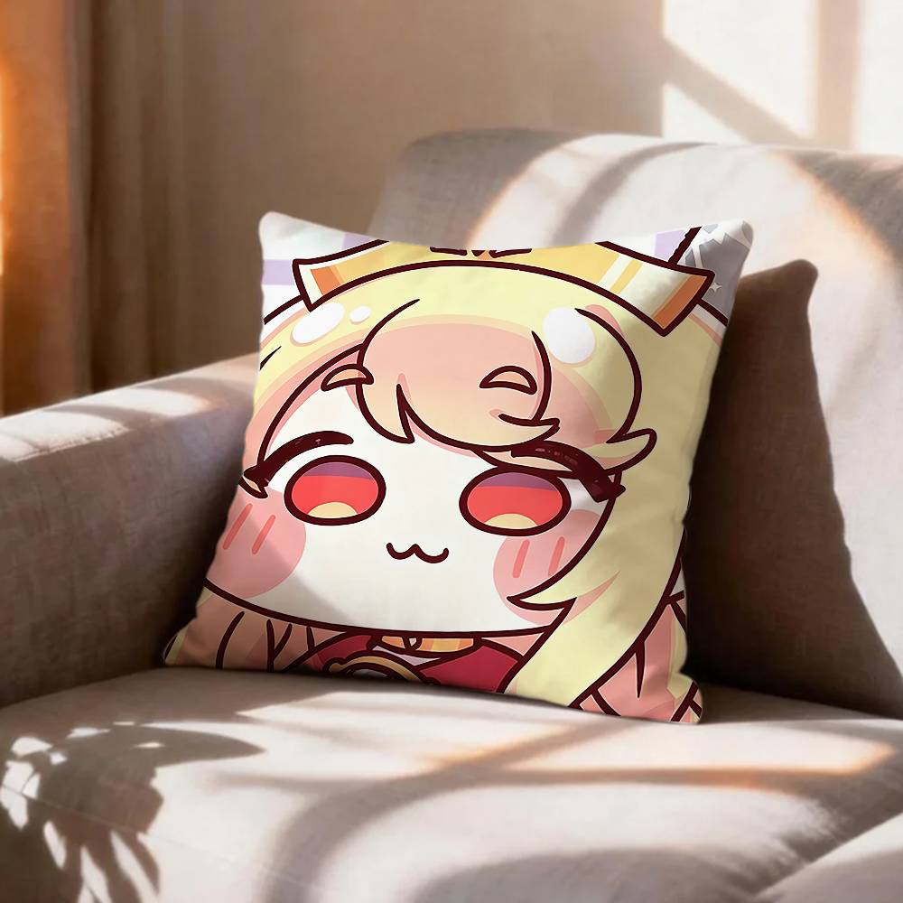 LOVELY TTrickcal Chibi Go GGame   Pillow Case Pattern Printed Pillowcase For Living Room Sofa Cushion Cover