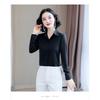 Spring and Autumn New Style Acetate Satin Design Stretch Imitation Silk Versatile Long-sleeved Satin Shirt for Women