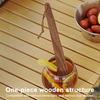 Black Walnut Coffee Stirrer Long Handle Outdoor Camping Pour-over Coffee Stirring Bar Portable Heavy Duty Wooden Mixer Stick Coffee Accessories