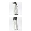 Cotton Drawstring Wide Leg Sweatpants, Loose Straight Leg Casual Sports Five Points Trousers For Summer Streetwear