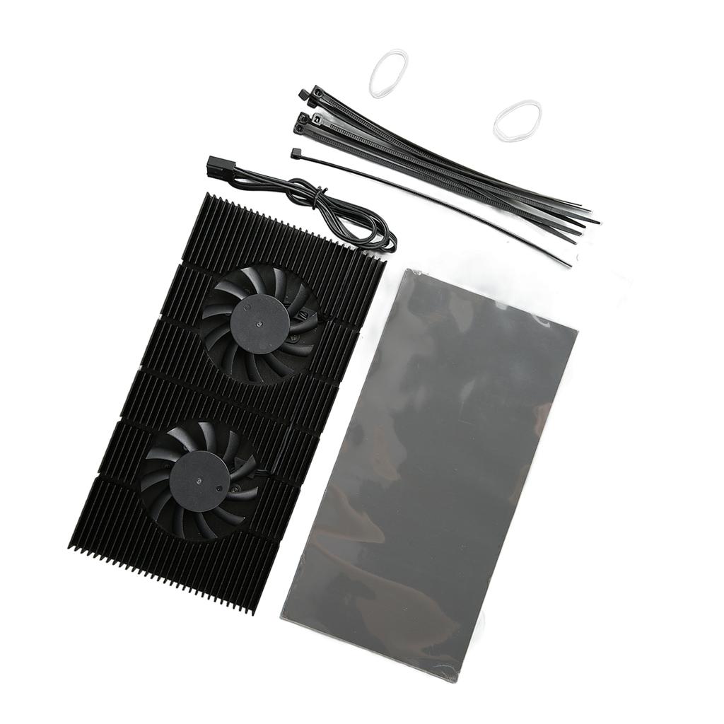 GPU Backplate Radiator Aluminum Alloy Fast Heat Sink 4 Pin Backplane Memory Cooler for RTX3090 3080 3070