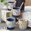 Portable Toys Storage Basket Cartoon Organizer Basket Canvas Laundry Basket  Clothes Organization
