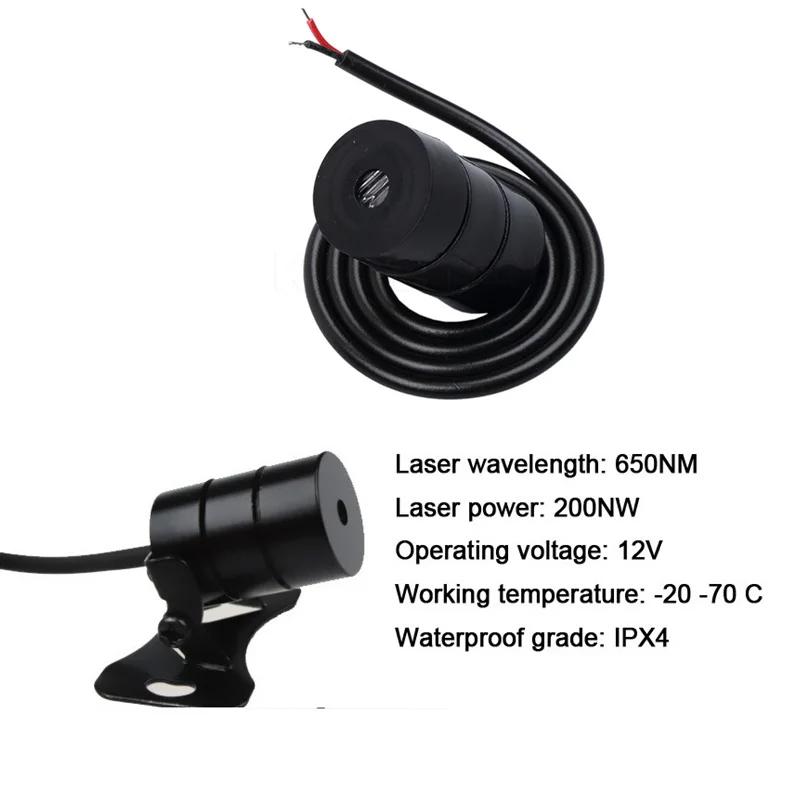 Kebedemm Car Auto LED Laser Fog Light Vehicle Anti-Collision Taillight Brake Warning Lamp Cool Anti-Collision End Rear Tail lamp