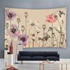 Vintage Floral Oil Painting Tapestry Wall Hanging Multi-Size Blanket Background Cloth Home Aesthetic Bed Sheet Picnic Decor