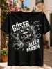 Boser Alter Unisexn Text Screaming Biker Red Eyes and Breaking Chain Art Unisex All  Unisex All TShirt