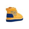 UGG Kids Neumel Graphic Outline Black Grey Suede 1130787K-BGSD