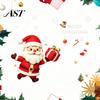 Christmas Party Supplies Santa Claus Static Glass Sticker, Removable PVC Window Decal, Waterproof Festive Home Ornaments Wall Art Decor for Doors