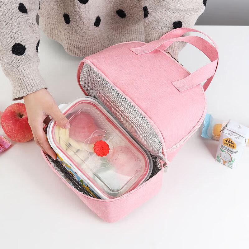 OEING Insulated Double-Layer Lunch Bag