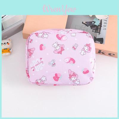 Snoopy Doraemon Hello Kitty Cinnamoroll Pattern Portable Makeup Storage Bag For Girls And Travel