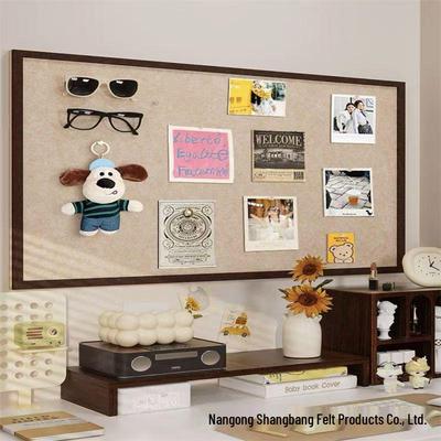Felt Photo Wall & Message Board Decoration for Living Room, Bedroom, Desk - Punch-Free Installation