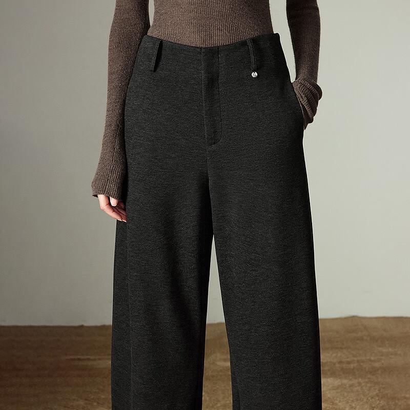 Chuyu Women's 2025 Winter Elegant Commuter Ankle-Length Pants