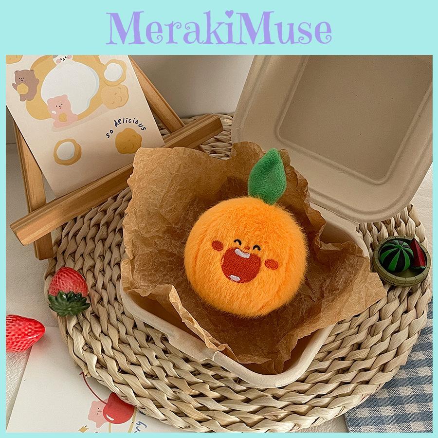 Fruit Plush Keychain With Pp Cotton Filling Perfect For Kids And Collectors