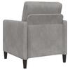Sofa Set with Storage 2 pcs Light Grey Polyester