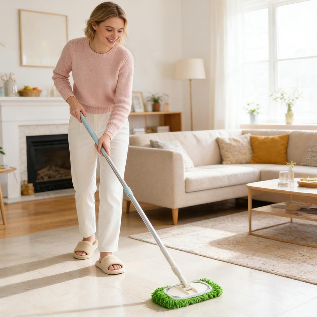 Chenille Mop Pads, Washable Wet & Dry Floor Mop Pads For Hardwood, Tile, Laminate & Vinyl Floors, Compatible With Sweeper