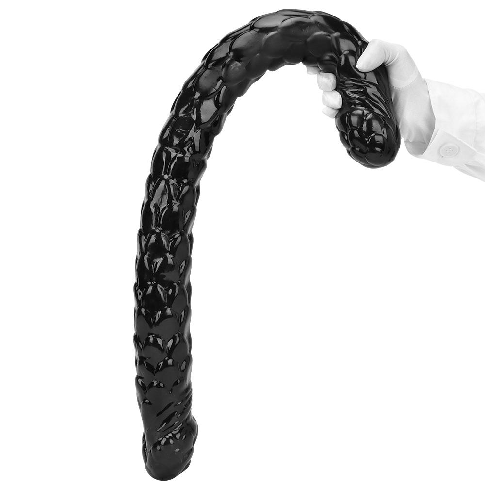 Dildo cu două capete Super lung Plug anal simulat Masturbator lesbian Penis realist Jucărie sexuală Gay Fisting BDSM