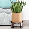 360-degree Rolling Movable Flower Pot Tray Round Flower Planter Stand Flower Pot Mover  Indoor Use