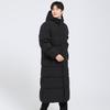 2025 Men's Mid-Length Korean Fashion Cotton Jacket - Youth Style, Thick & Warm Long Outerwear