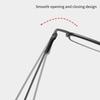 Elegant Reading Glasses Metal Frame Ultra-thin Men Women Reading Glasses Portable Mini Reading Presbyopia Eyeglasses with Box
