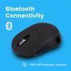 Perixx Compact Wireless Bluetooth Compatible with and Mac Black PERIMICE-802 Mouse, Windows, Android, Tablets, Linux, -