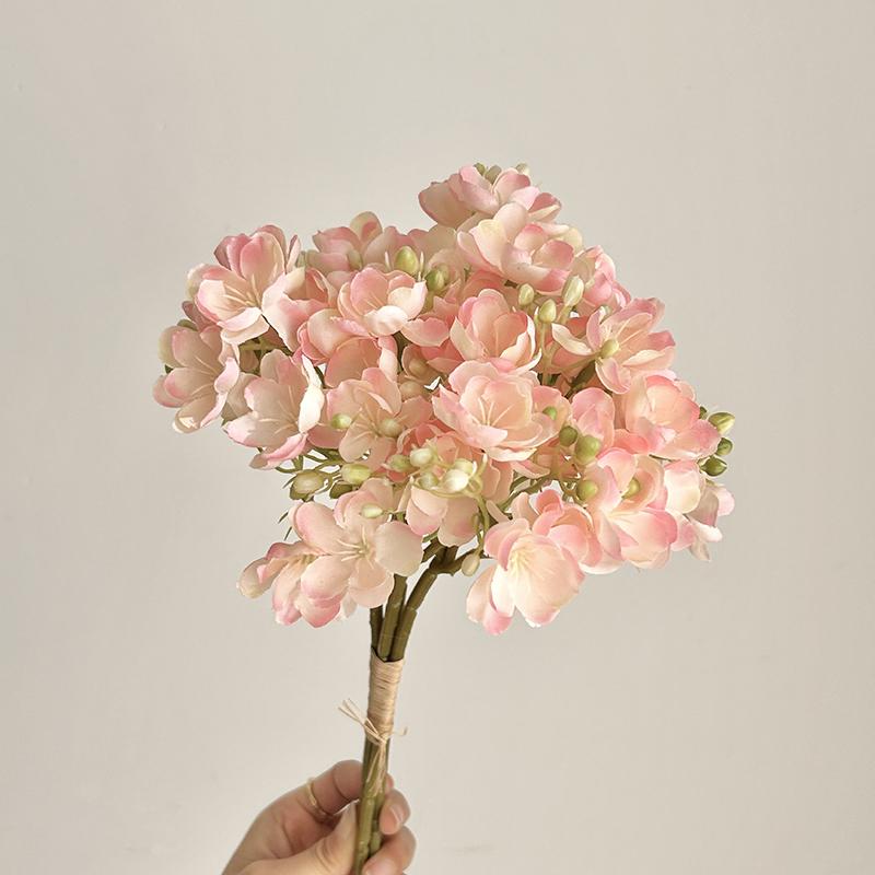 Artificial Flowers Bouquet Fake Jasmine Flowers Dining Table Arrange Simulated Floral Art Decoration Korean Style Photo Props
