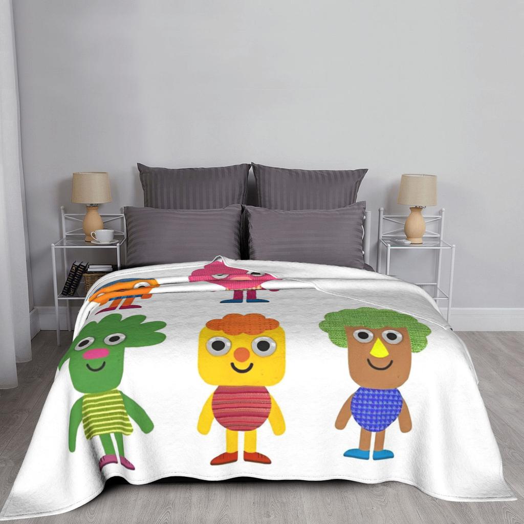 Noodle & Pals Micro Super Simple Blanket Flannel Winter Nursery Rhymes Songs Multifunction Soft Throw Blanket Outdoor Rug Piece