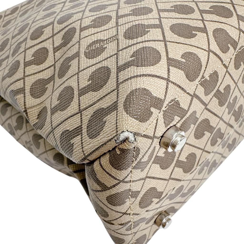 GHERARDINI Softy Handbag PVC beige Women Used