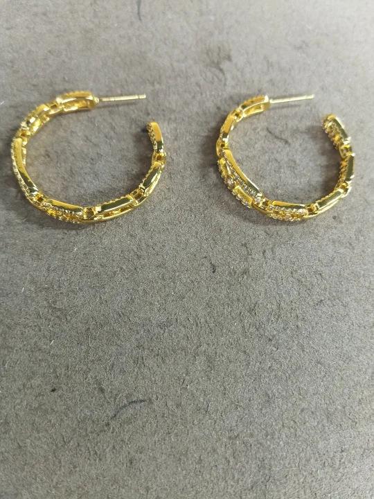 Liu Yifei Earrings Heavy Industry Exaggerated Fashion Design Sense Earrings Light Luxury Retro Niche High-end Sense Earrings Women